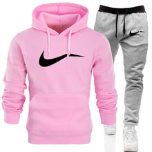 Load image into Gallery viewer, 2019 New Fashion Men Hoodies Suits Brand Tracksuit Men Hip Hop Sweatshirts+Sweatpants Autumn Winter Fleece Hooded Pullover