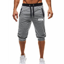 Load image into Gallery viewer, Jogging pants men Sport Pencil Pants Men Cotton Soft Bodybuilding Joggers Gym Trousers Running Pants Men running shorts men