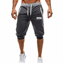 Load image into Gallery viewer, Jogging pants men Sport Pencil Pants Men Cotton Soft Bodybuilding Joggers Gym Trousers Running Pants Men running shorts men